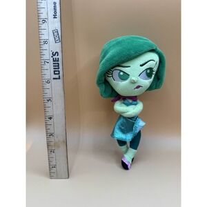 Disney Pixar Inside Out Disgust Plush 8" TOMY Stuffed Toy Doll Soft Cartoon